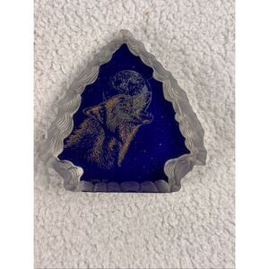 The Hamilton Collection Piercing the Night Arrowhead Spirits/Lead Crystal Sculpt